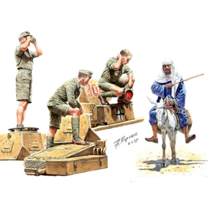 MASTER BOX 1/35 figure  Alman Afrika Ordusu